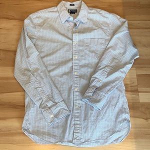 White/Blue/Black Button-down J-CREW